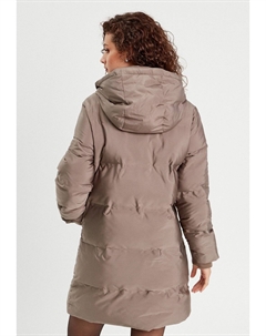 Зимнее пальто HALBLANGE MIT KAPUZE, серо-коричневый Cache cache