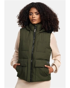 Жилет STEPP ZIMTHÄSCHEN XIV, оливковый Navahoo