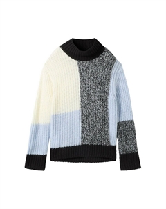 Джемпер GEMUSTERTER, светло-голубой Tom tailor