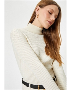 Джемпер HIGH NECK, бежевый Koton