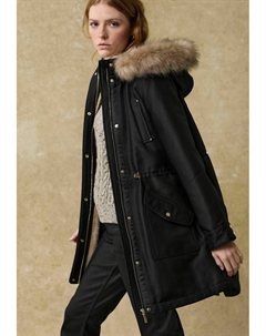 Зимнее пальто HOODED WITH-REGULAR FIT, черный Next