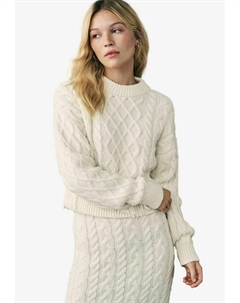 Джемпер FRINGE CREW NECK, белый Next