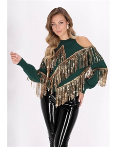 Джемпер, темно-зеленый Faina