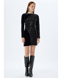 Коктейльное платье / Вечернее платье SEQUINED, черный Koton