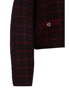 Джемпер, бордовый Edited