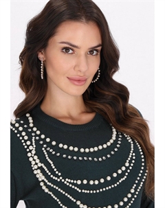 Джемпер, темно-зеленый Faina