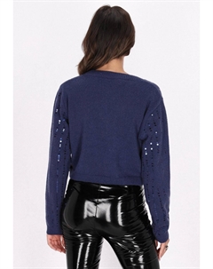 Джемпер, темно-синий деним Faina