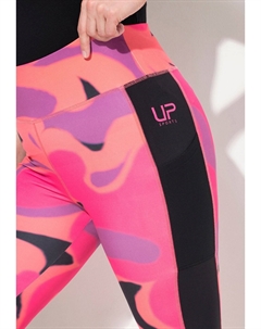 Леггинсы ABSTRACT, розовый Ulla popken