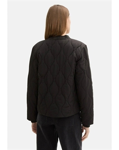 Куртка-бомбер STEPP MIT GLITZER, черный Tom tailor