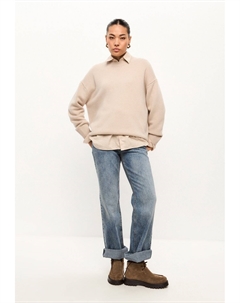 Джемпер CLASSIC CREW NECK, бежевый Cesare gaspari