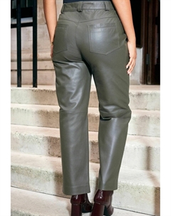 Кожаные брюки REGULAR FIT, зеленый Next