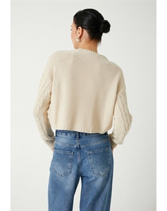 Джемпер CABLE, бежевый Koton