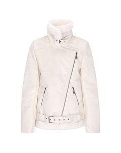 Куртка из искусственной кожи, молочный Dreimaster