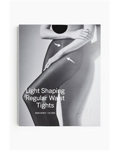 Легкие утягивающие колготки 20 денье, черный H&m