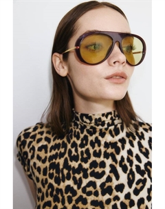 Боди с короткими рукавами и водолазкой, мультиколор H&m