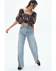 Мягкие расклешенные ультра-высокие джинсы Feather, мультиколор H&m