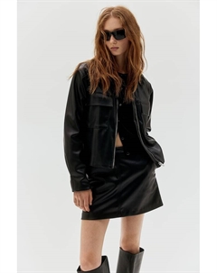 Мини-Юбка А-силуэта, черный H&m