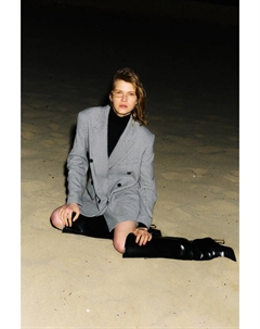 Двубортный блейзер оверсайз, мультиколор H&m