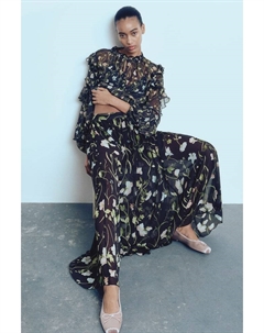 Шифоновая макси-юбка, мультиколор H&m