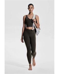 Леггинсы для йоги длиной до щиколотки с лайкрой softmove, серый H&m