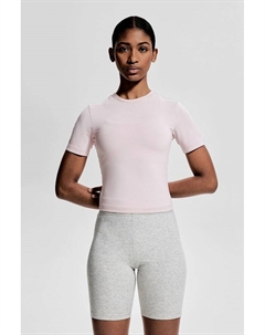 Короткая спортивная майка из драймува, розовый H&m