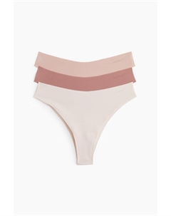 Упаковка из 3 пар бразильских спортивных трусов из материала DryMove, розовый H&m