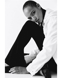 Расклешенные леггинсы, черный H&m