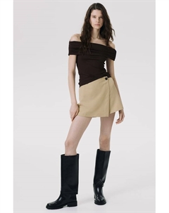 Юбка-Шорты с запахом, бежевый H&m