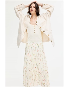 Плиссированная юбка макси, мультиколор H&m