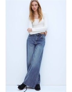 Рубашка с вырезом в форме сердечка, белый H&m