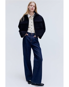 Жакет из букле, синий H&m