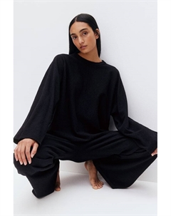 Свитер в технике букле, черный H&m