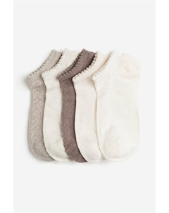 5 пар носков-кроссовок, мультиколор H&m