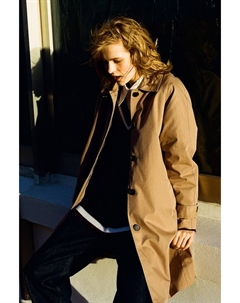 Твиловое пальто, бежевый H&m