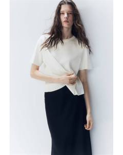 Футболка из тонкого трикотажа, белый H&m