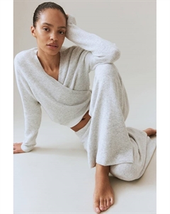 Тонкие трикотажные брюки, серый H&m