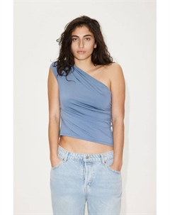 Топ на одно плечо, синий H&m