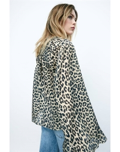 Блузка с воланами на рукавах, мультиколор H&m