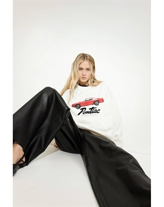 Толстовка оверсайз с принтом, мультиколор H&m