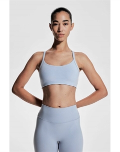 Спортивный бюстгальтер из материала softmove средней поддержки, голубой H&m