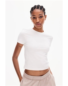 Облегающая футболка, белый H&m