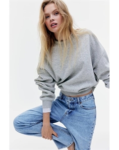 Толстовка оверсайз, серый H&m