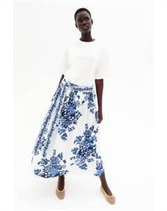 Юбка из поплина с завязками, мультиколор H&m