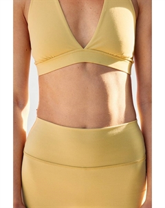 Спортивный бюстгальтер из материала softmove легкая поддержка, желтый H&m