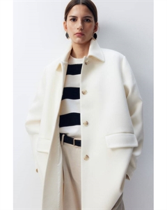 Пальто А-силуэта, бежевый H&m