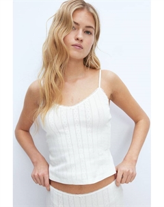 Майка-Топ с пуантами, белый H&m