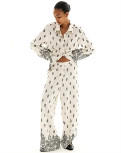 Брюки из узорчатой саржи, мультиколор H&m