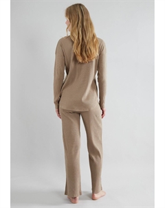 Пижамный комплект HOMEWEAR SET, коричневый Tom tailor