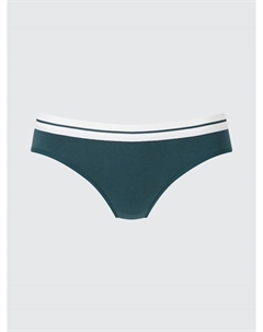 Трусы средней посадки, цвет 59 зеленый Uniqlo