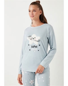 Пижамный комплект REGULAR FIT SET, светло-голубой Lela